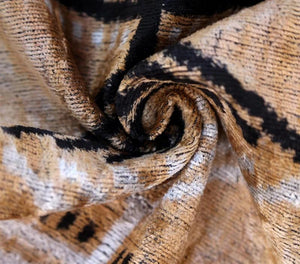 Silk Velvet Lumbar Throw Pillow 16x24 – Tribal Geometric