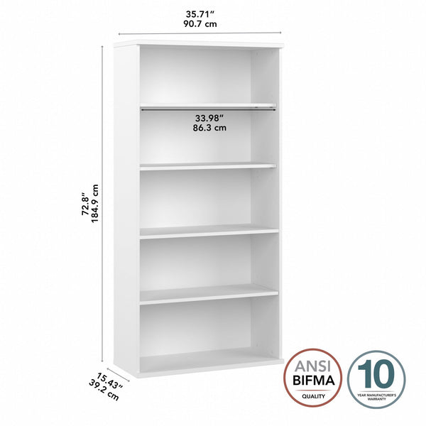 5-Shelf Tall Bookcase