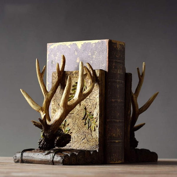 Antler Bookends Decorative Sculpture
