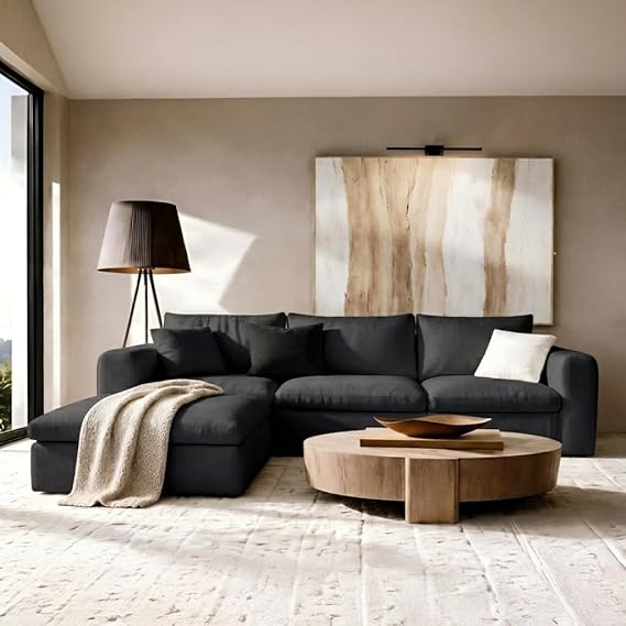 Oversized Modular L-Shaped Sectional Sofa