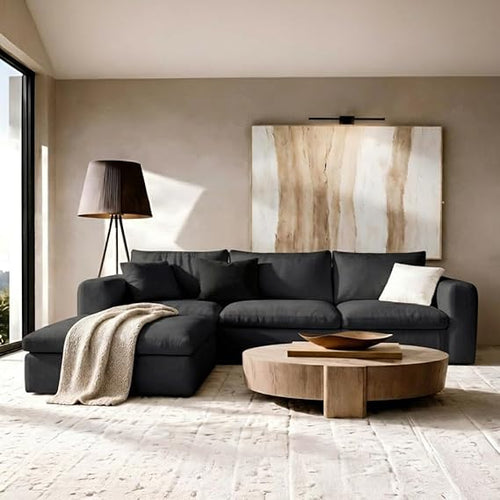 Oversized Modular L-Shaped Sectional Sofa