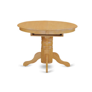 5-Piece Mid-Century Dining Set with Butterfly Leaf Table & 4 Upholstered Chairs