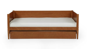 Mid-Century Modern Twin Daybed with Trundle