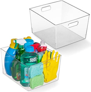 Clear Plastic Storage Bins – XL Multi-Pack