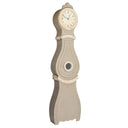 Distressed Grey Wood Grandfather Wall Clock