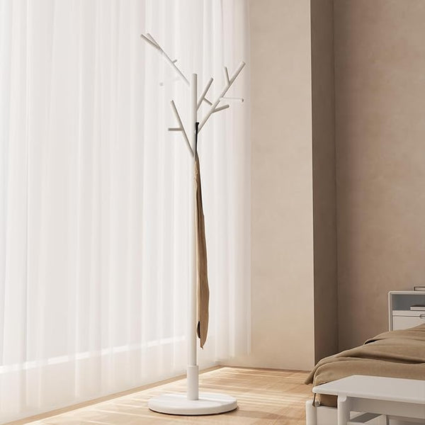 Freestanding Coat Rack with 12 Hooks