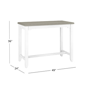 Farmhouse Counter Height Console Table