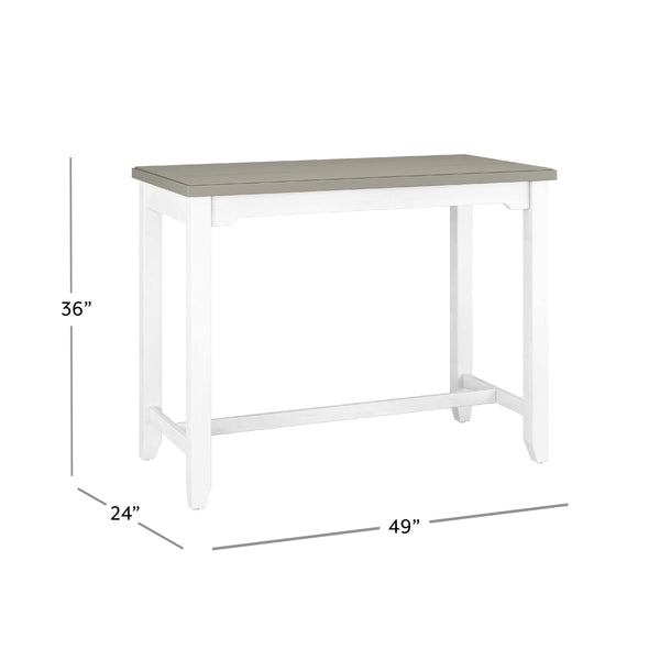Farmhouse Counter Height Console Table