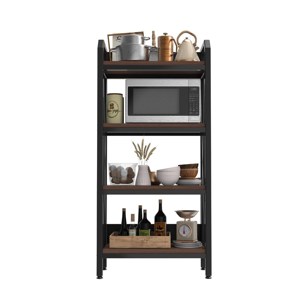 4-Tier Adjustable Baker's Rack with Metal Frame