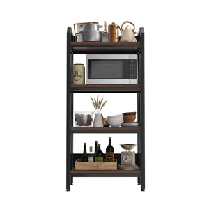 4-Tier Adjustable Baker's Rack with Metal Frame