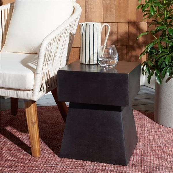 Modern Concrete Outdoor Accent Table