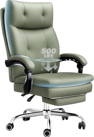 Big and Tall Ergonomic Office Chair with Footrest