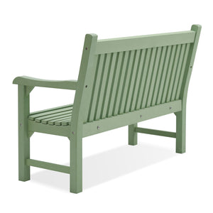 2-Person Outdoor Poly Lumber Bench