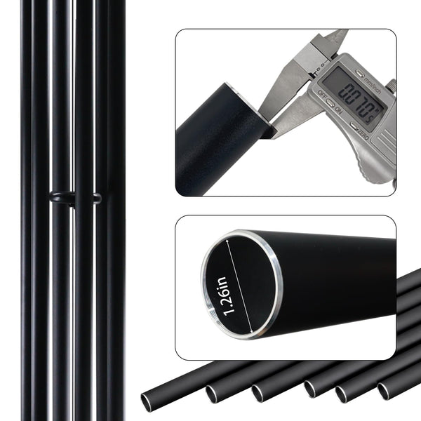74 Inch Extra Large Outdoor Wind Chimes – Deep Tone Aluminum
