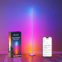 Smart LED Floor Lamp – RGB Color Changing, Music Sync, Voice Control
