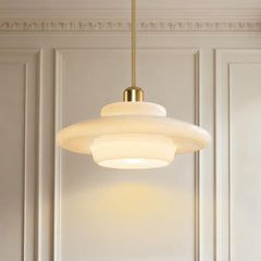 Mid-Century Modern Glass Pendant Light