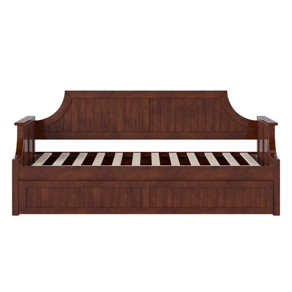 Twin Wood Daybed with Trundle