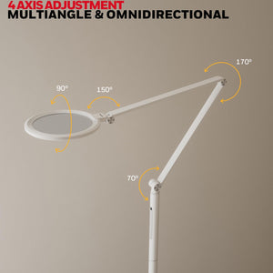 Dimmable LED Floor Lamp with Remote & Touch Control