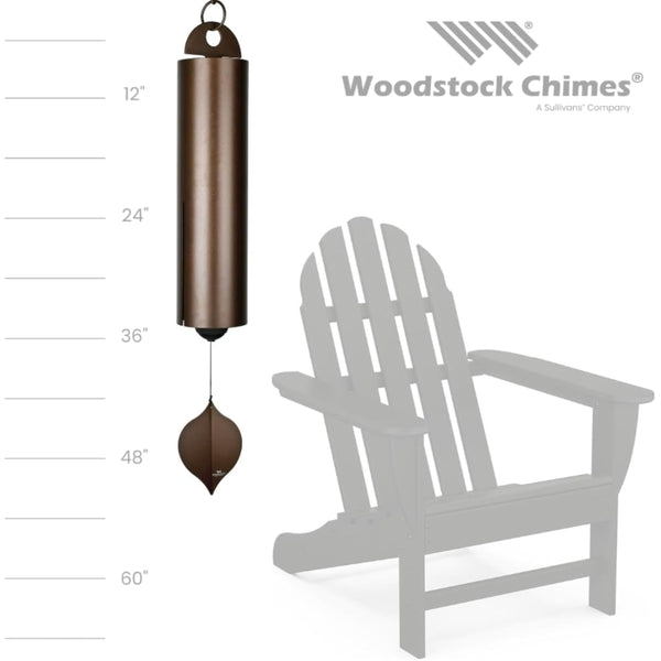 Heroic Wind Bell Wind Chime – 40" Large Outdoor Steel Chime