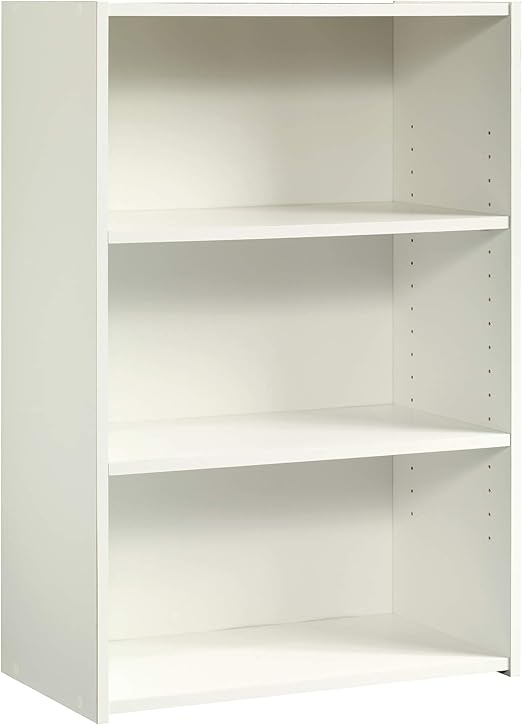 3-Shelf Freestanding Bookcase with Adjustable Shelves