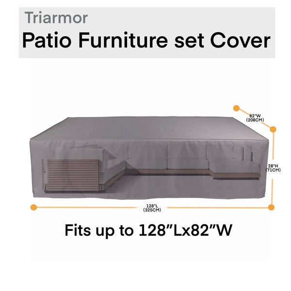Waterproof Patio Furniture Set Cover Heavy Duty Polyester