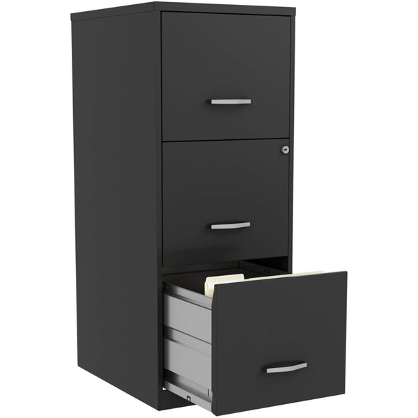 3-Drawer Locking Steel Filing Cabinet – Letter Size, Pre-Assembled