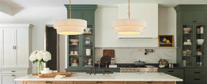 Woven Rattan Boho Chandelier Pendant Light