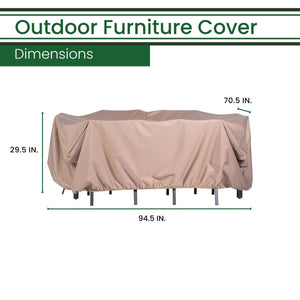 Waterproof Outdoor Rectangle Furniture Cover – Multi-Size Patio Set Cover