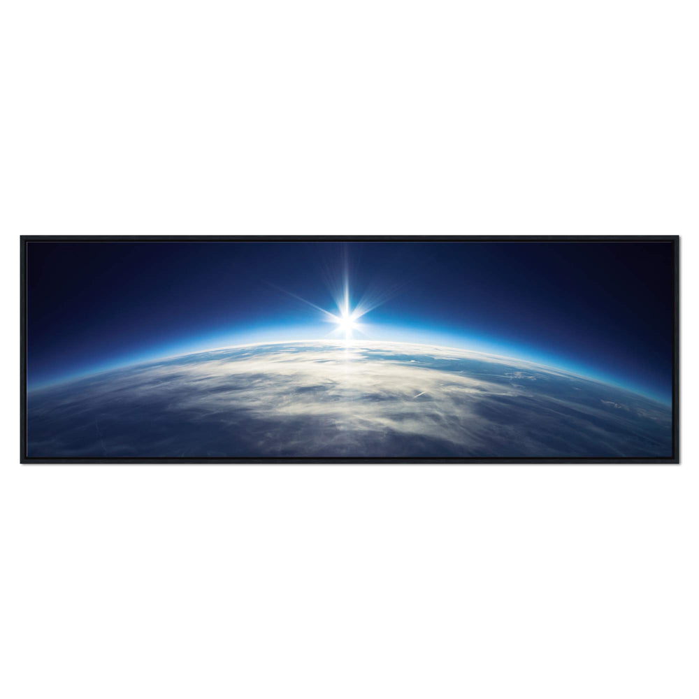 Blue Universe Earth Canvas Wall Art – Framed & Gallery Wrapped
