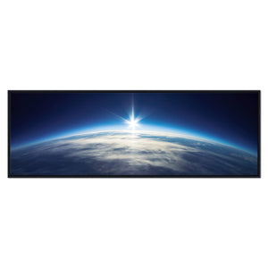 Blue Universe Earth Canvas Wall Art – Framed & Gallery Wrapped