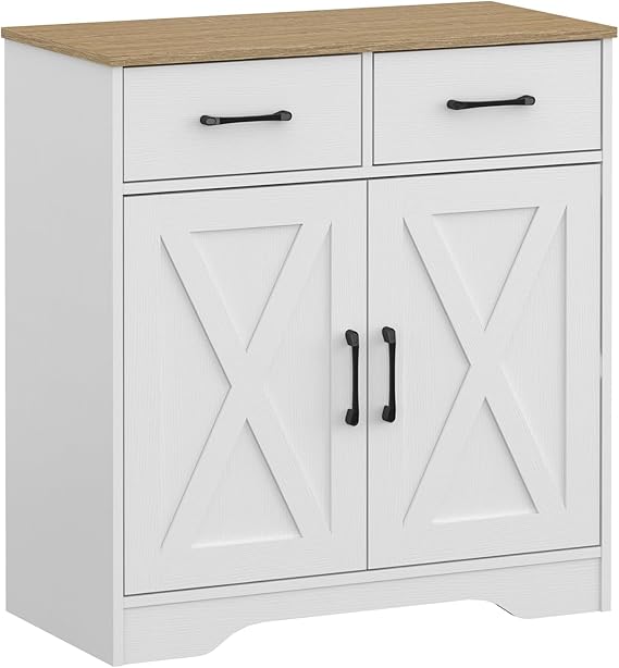 Sideboard Cabinet with 2 Drawers & 2 Doors