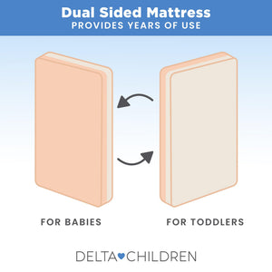 Breathable Crib & Toddler Mattress with Cloud Core