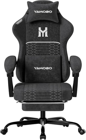 Gaming Chair with Footrest & Recliner
