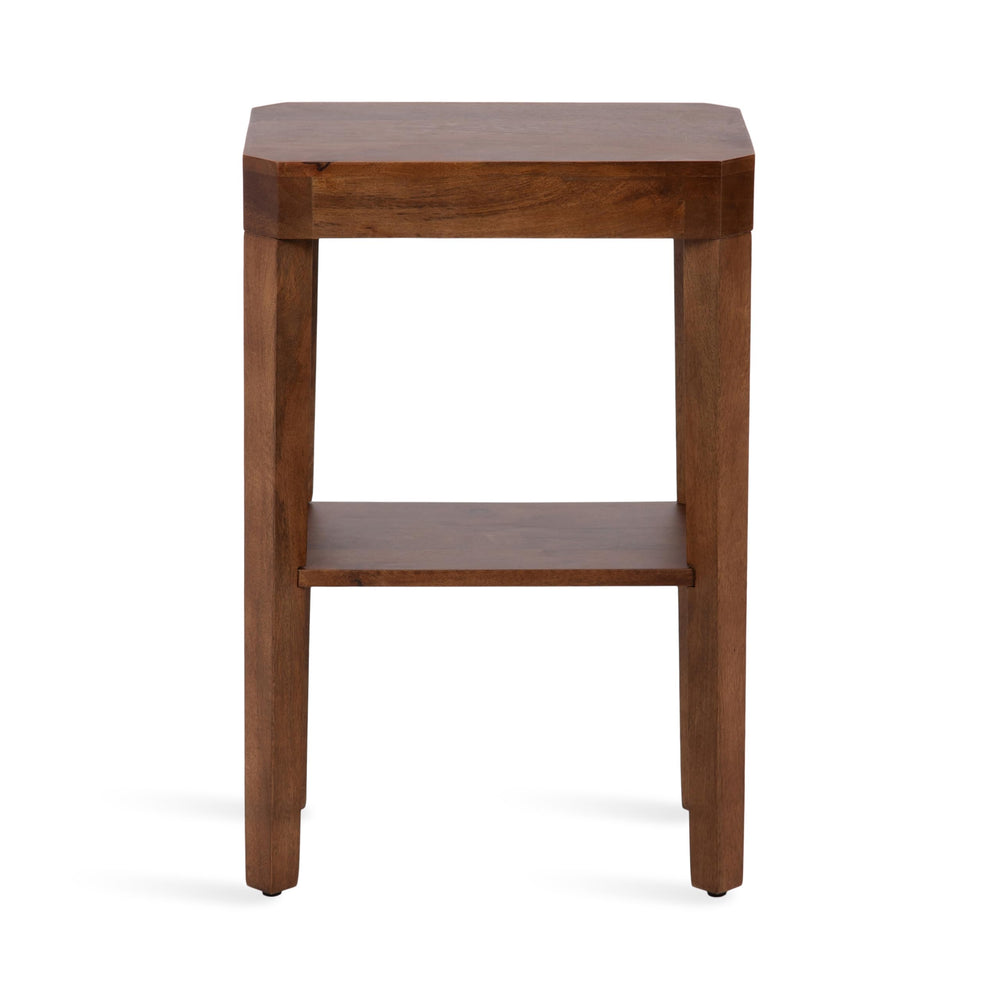 Two-Tier Mango Wood Side Table
