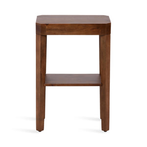Two-Tier Mango Wood Side Table
