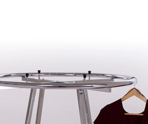 Chrome Round Garment Rack