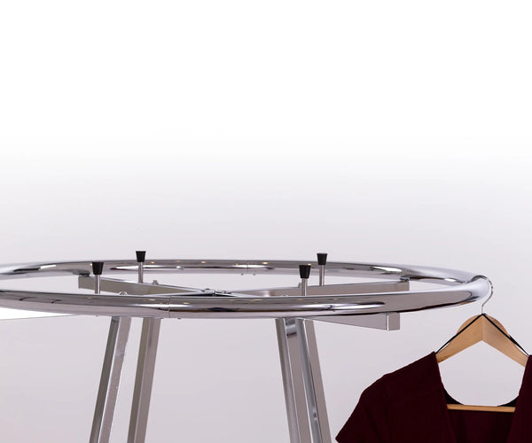 Chrome Round Garment Rack