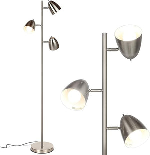 3-Head Adjustable LED Floor Lamp