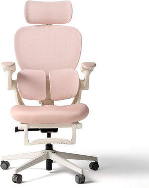 Ergonomic Office Chair with Lumbar Support & Footrest