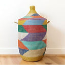 Large Wicker Storage Basket with Removable Lid
