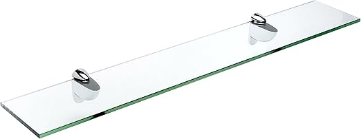 Tempered Glass Wall-Mount Floating Shelf