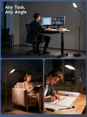 LED Floor Lamp 69" – 30 Modes, CRI 97+, Touch & Remote