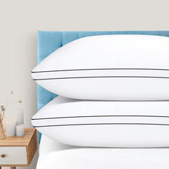 King & Queen Bed Pillows 2-Pack – Gusseted Down Alternative