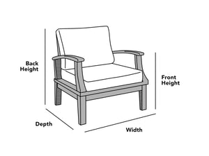 Outdoor Patio Chair Covers Set of 4 – Heavy-Duty Waterproof Polyester
