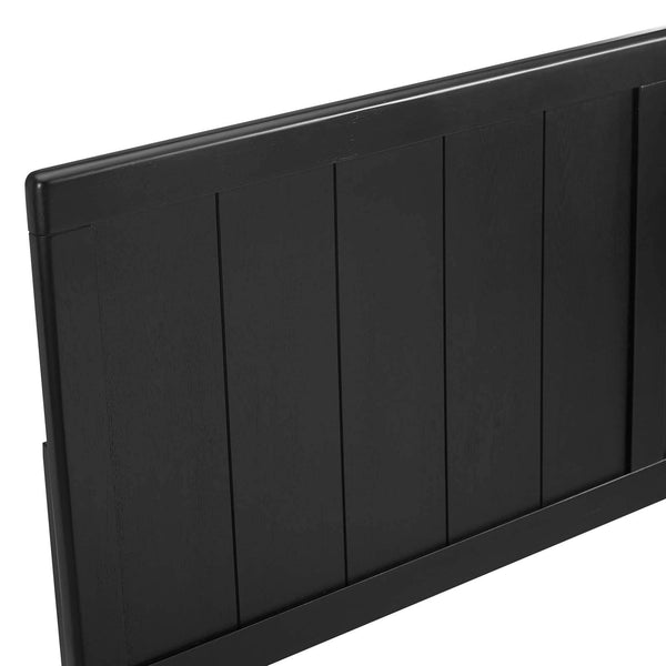 Full Wood Headboard – Black