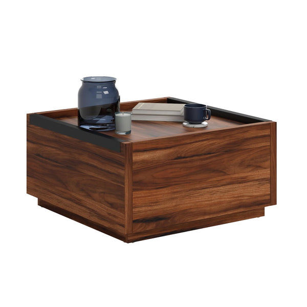 Square Coffee Table with Storage Drawers