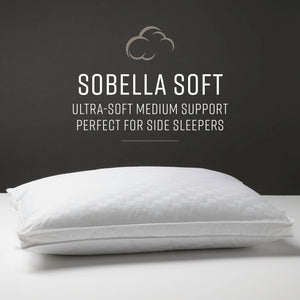 Queen Size Gusseted Bed Pillow – Soft Poly Fill, Cotton Cover