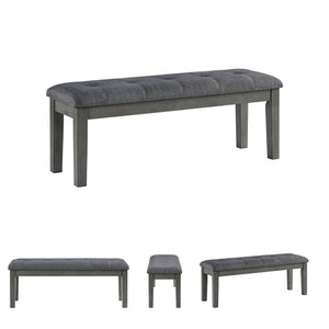 Upholstered Dining Bench with Wood Frame