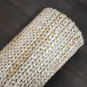 Hand-Knotted Jute Area Rug — Natural Fiber, Indoor & Outdoor