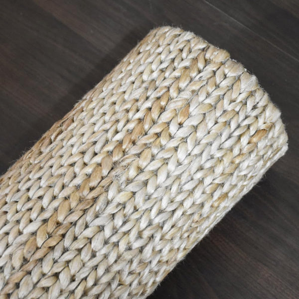 Hand-Knotted Jute Area Rug — Natural Fiber, Indoor & Outdoor